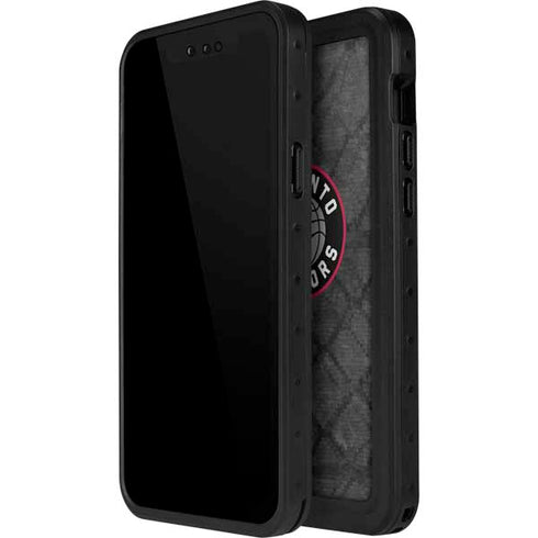 NBA Toronto Raptors Black Rust iPhone 15 Pro Waterproof Case